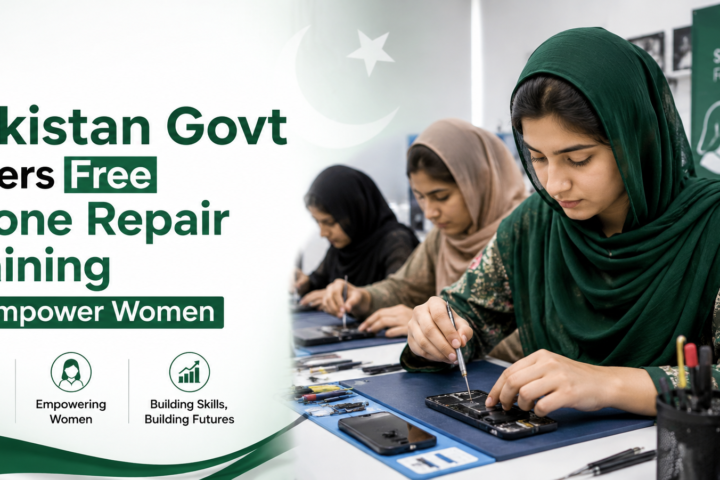 Pakistan Govt Offers Free Phone Repair Training to Empower Women