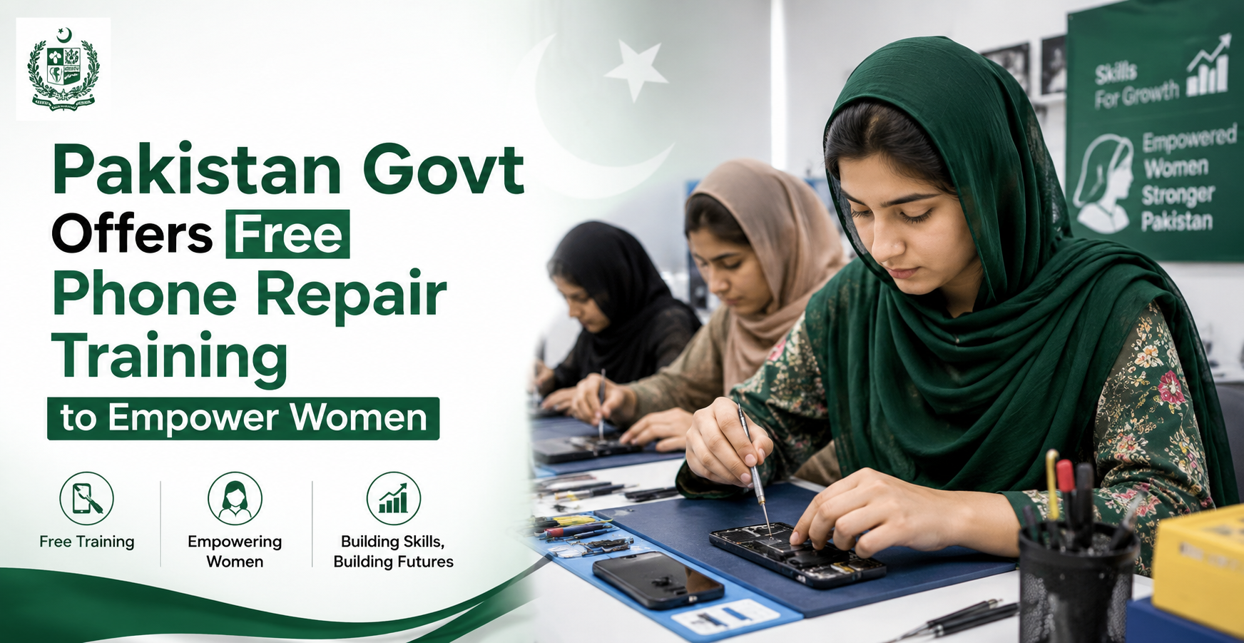 Pakistan Govt Offers Free Phone Repair Training to Empower Women