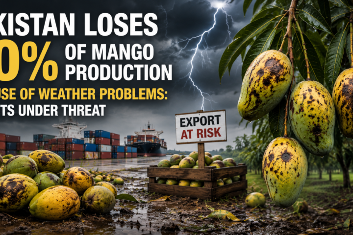 Pakistan Loses 20% of Mango Production Because of Weather Problems: Exports Under Threat