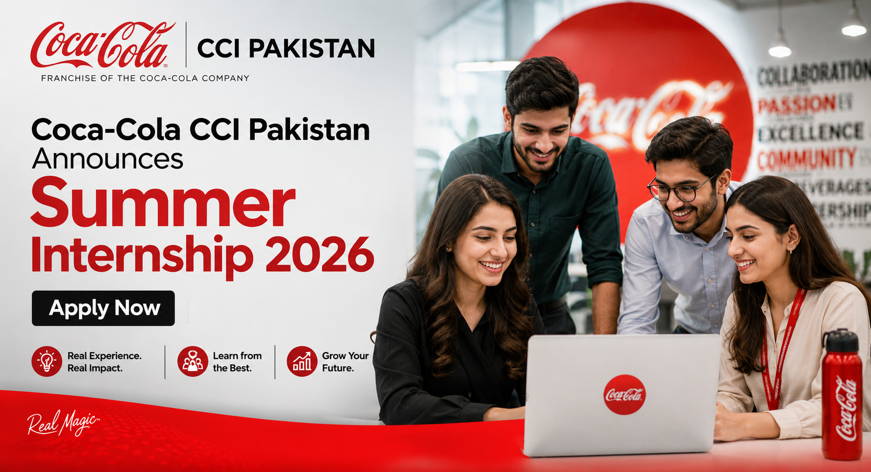 Coca-Cola CCI Pakistan Announces Summer Internship 2026 — Apply Now