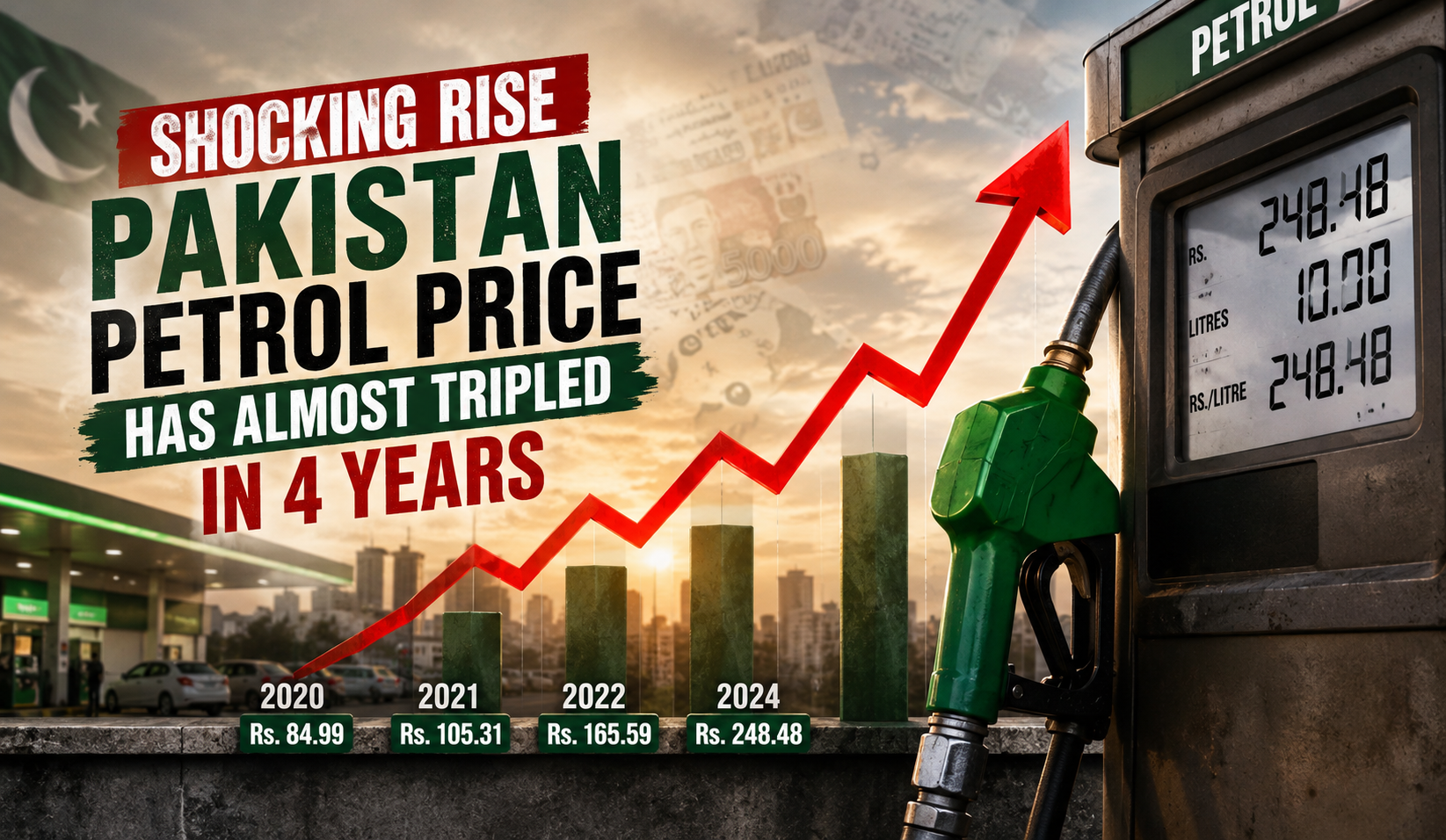 Shocking Rise — Pakistan Petrol Price Has Almost Tripled in 4 Years