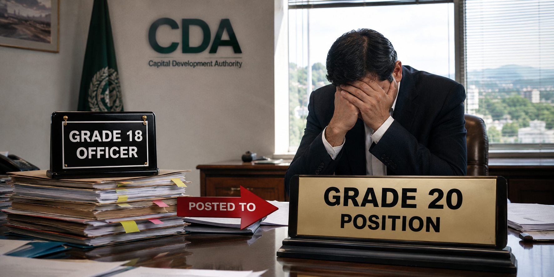 CDA faces criticism over posting Grade 18 officer to Grade 20