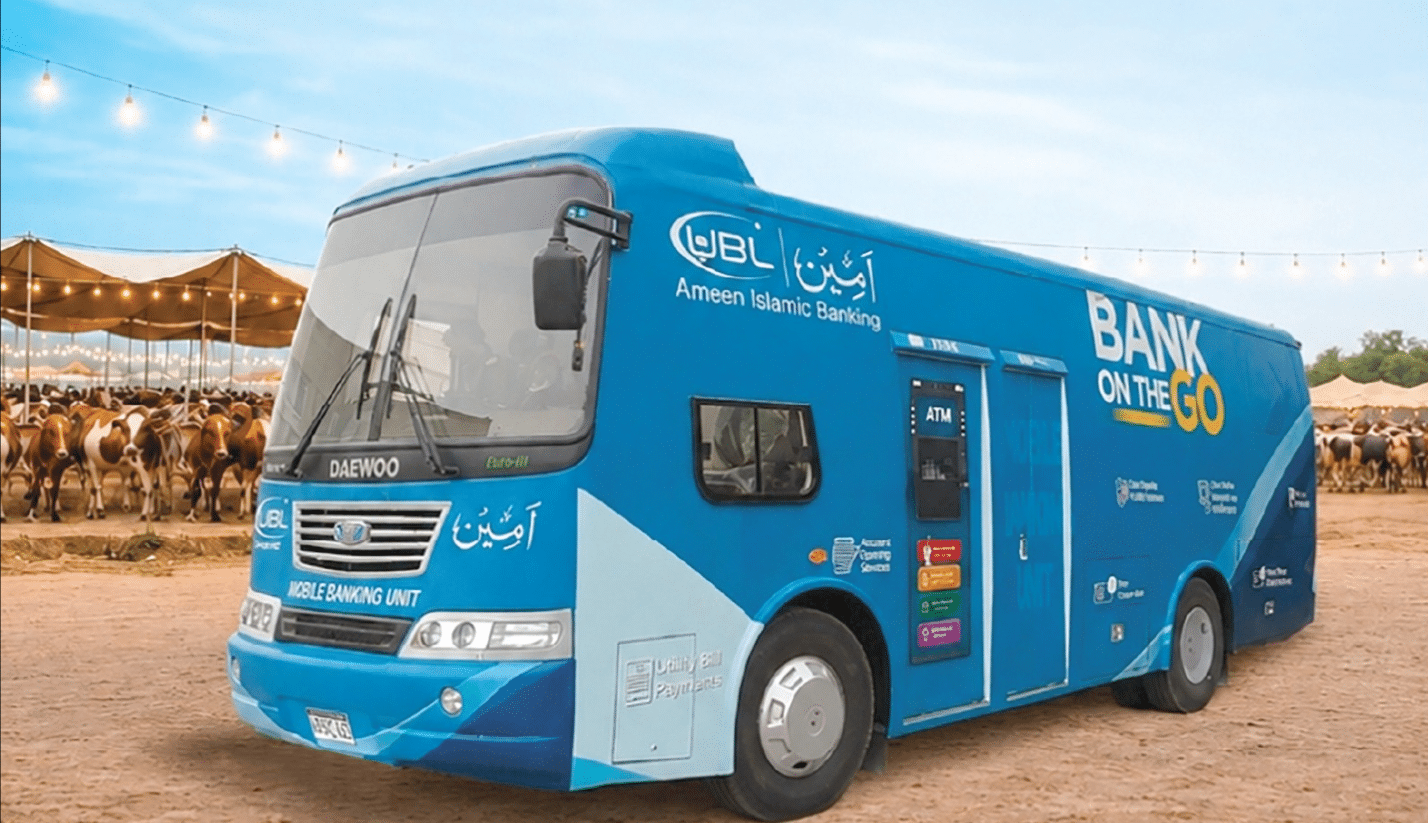 "Bank on Wheels" UBL Takes Mobile Banking Service to Karachi's Maveshi Mandi