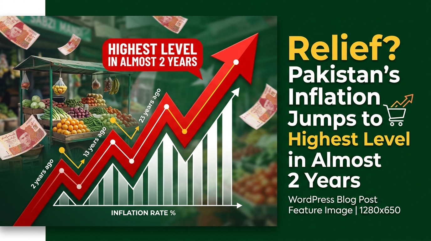 Relief? Pakistan's Inflation Jumps to Highest Level in Almost 2 Years