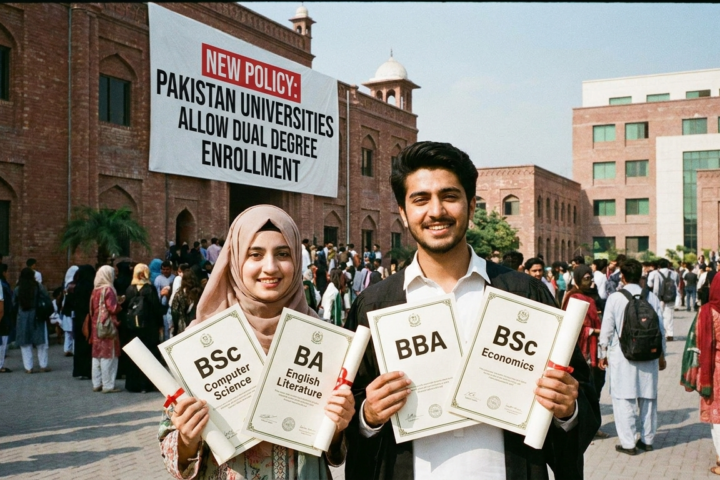 University Students in Pakistan Can Now Enroll in Two Degrees at the Same Time