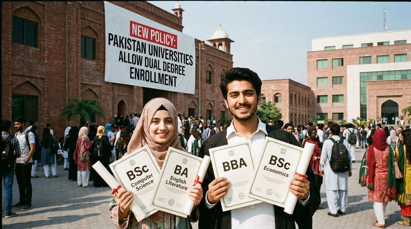 University Students in Pakistan Can Now Enroll in Two Degrees at the Same Time