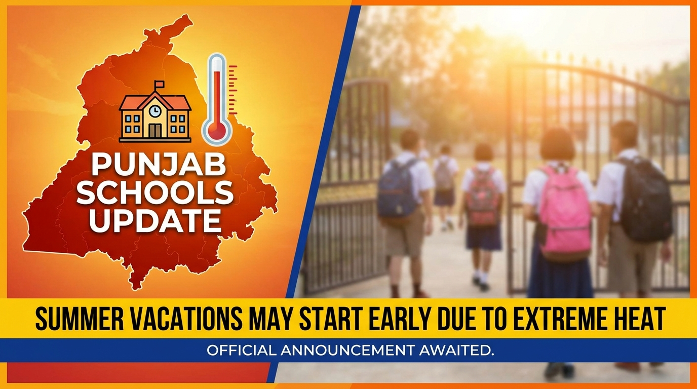 Punjab Schools May Start Summer Vacations Early Due to Extreme Heat