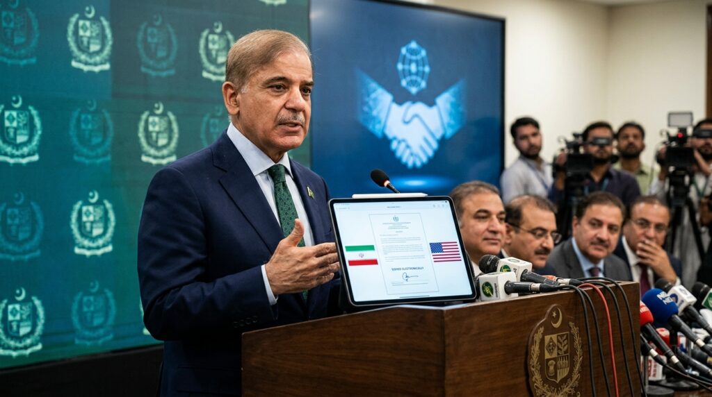 PM Shehbaz: “Iran and US Have Signed Electronic Agreement”